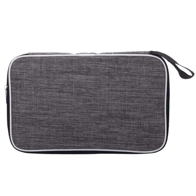 Portable Ping Pong Paddle Case With Belt Single Racket Protective Storage Bag 4