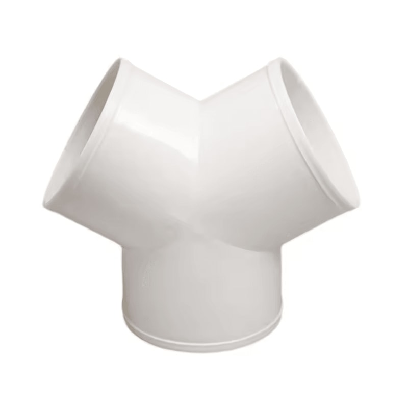 PVC TY Ventilation Duct Connector 3Way Splitter For Exhaust Airflow Systems 100150200mm 4