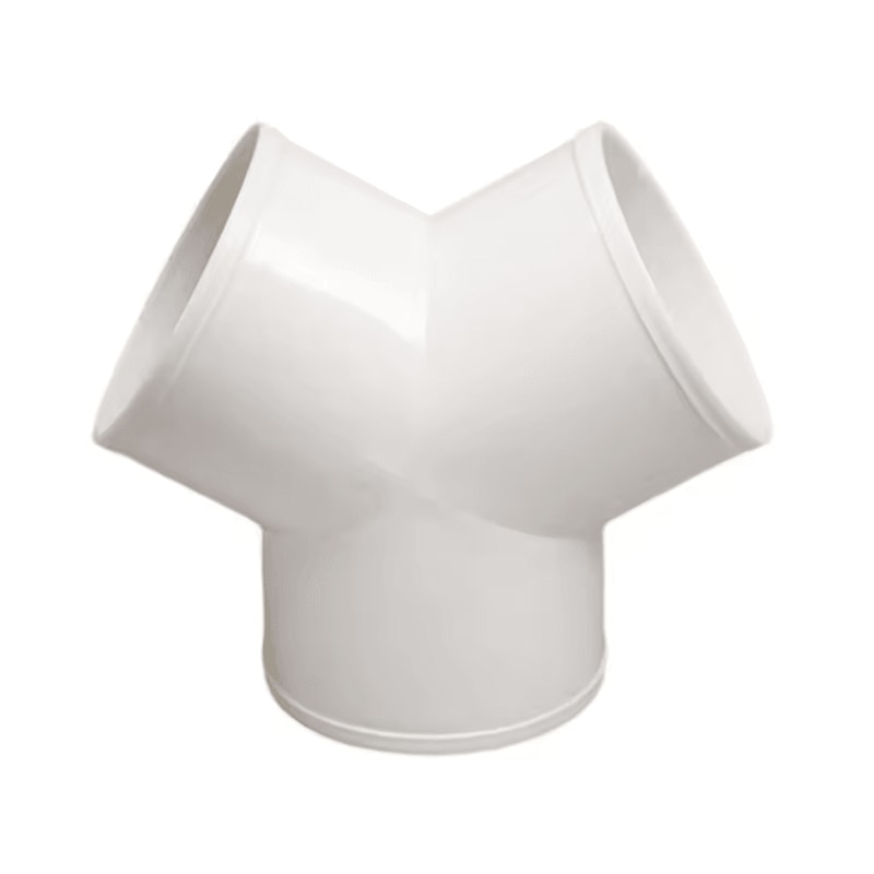 PVC TY Ventilation Duct Connector 3Way Splitter For Exhaust Airflow Systems 100150200mm 5