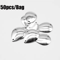 50pcs Nickel Fishing Spinner Blades Flattie Attractor DIY Lure Kit For Freshwater Fishing 1