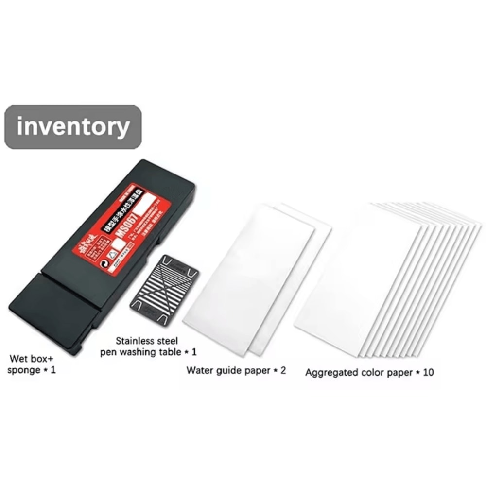 Portable Wet Palette For Miniature Painting Acrylic Paint Moisture Retention Tray 4