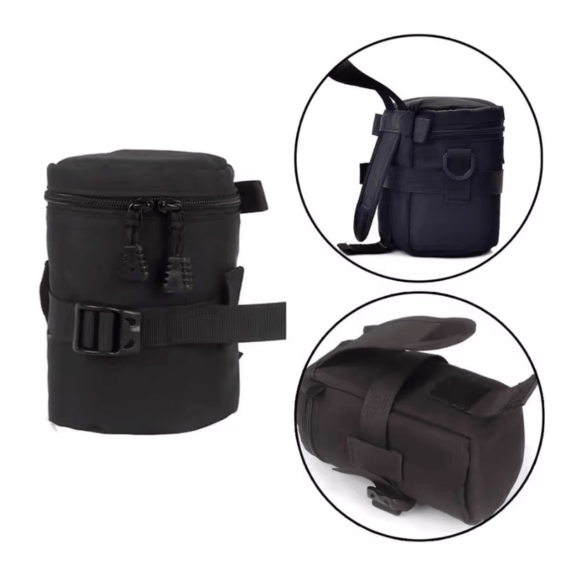 Deluxe Waterproof Camera Lens Pouch Soft Padded DSLR Lens Protection Case 1