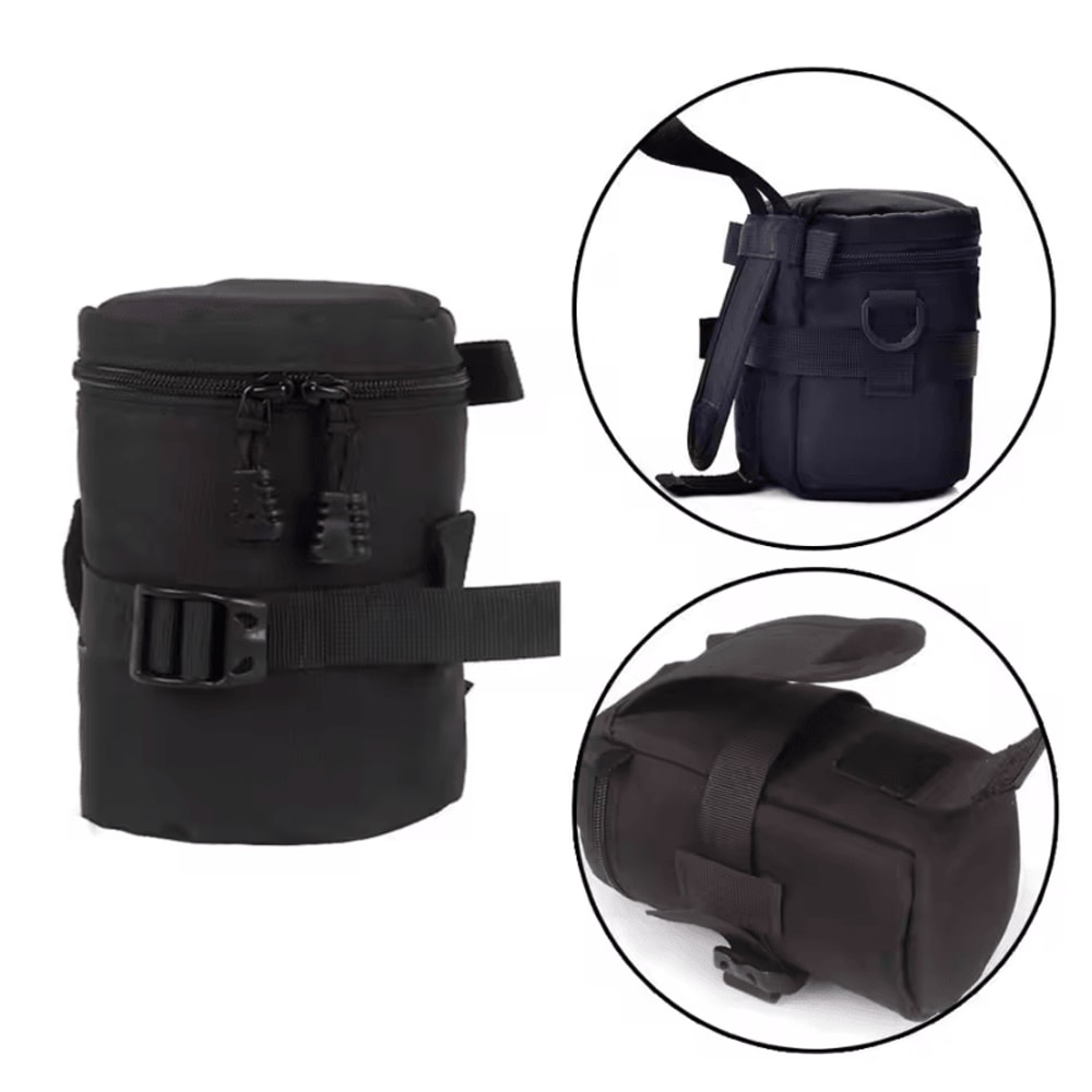 Deluxe Waterproof Camera Lens Pouch Soft Padded DSLR Lens Protection Case 2