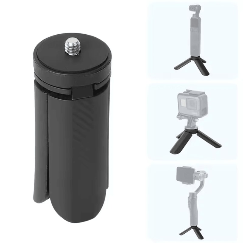 Mini Pocket Tripod Stand For DJI Osmo Pocket 3 Portable Desktop Camera Holder Selfie Stick 3
