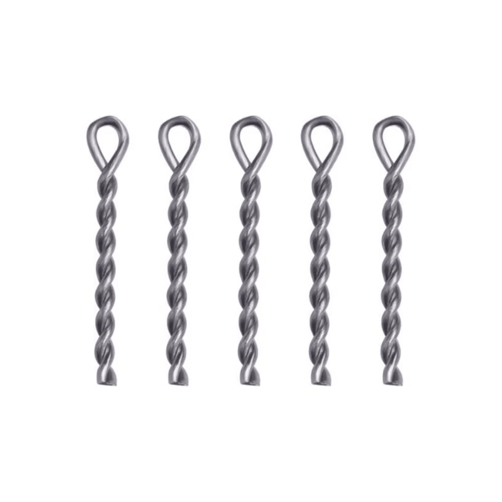 50pcs Carp Fishing Bait Spike Set Boilies Pin Hair Rig Hook Connector Kit 0