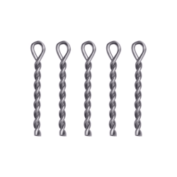 50pcs carp fishing bait spike set – boilies pin & hair rig hook connector kit