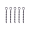 50pcs Carp Fishing Bait Spike Set Boilies Pin Hair Rig Hook Connector Kit 0