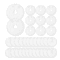 Soft Absorbent GTube Pads Holder Set Reusable Feeding Tube Covers 5 Pack 0