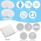 Soft Absorbent GTube Pads Holder Set Reusable Feeding Tube Covers 5 Pack 2