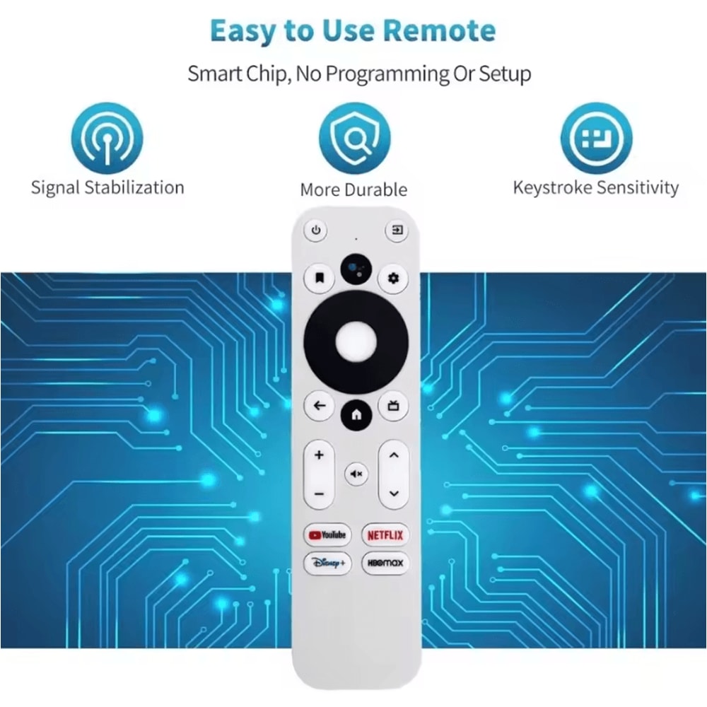 4K Voice Remote Control Replacement For Mecool KM Series MultiModel Smart TV Remote 3