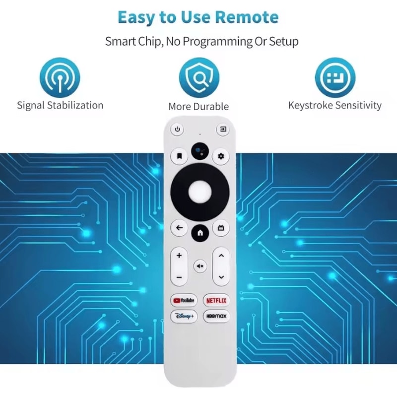4K Voice Remote Control Replacement For Mecool KM Series MultiModel Smart TV Remote 3