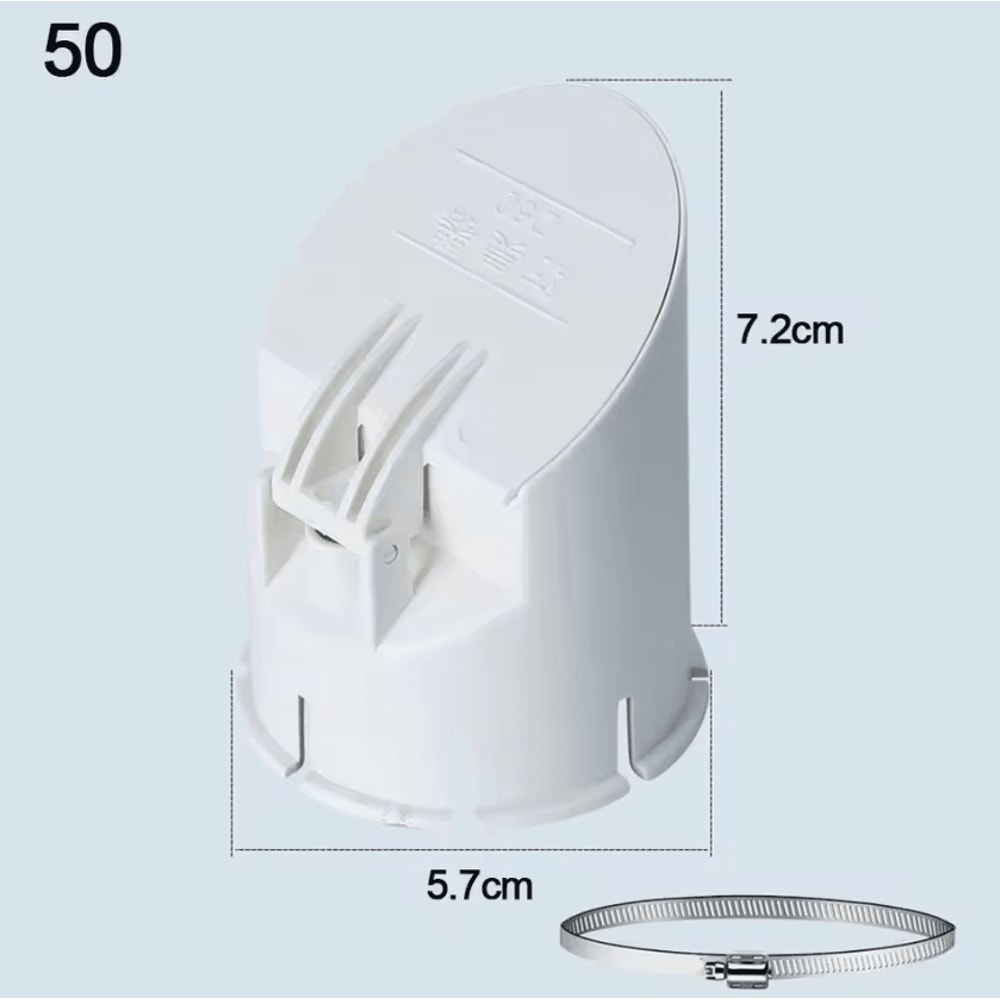 AntiOdor Drain Pipe Cover Cap InsectProof Roof Floor Drain Protector 50160mm 2