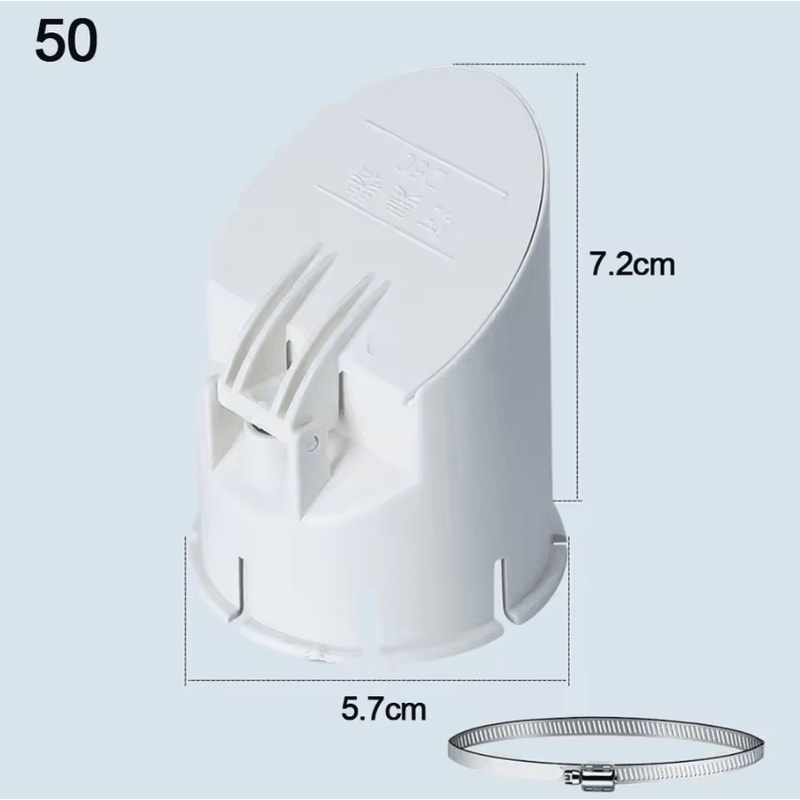 AntiOdor Drain Pipe Cover Cap InsectProof Roof Floor Drain Protector 50160mm 2