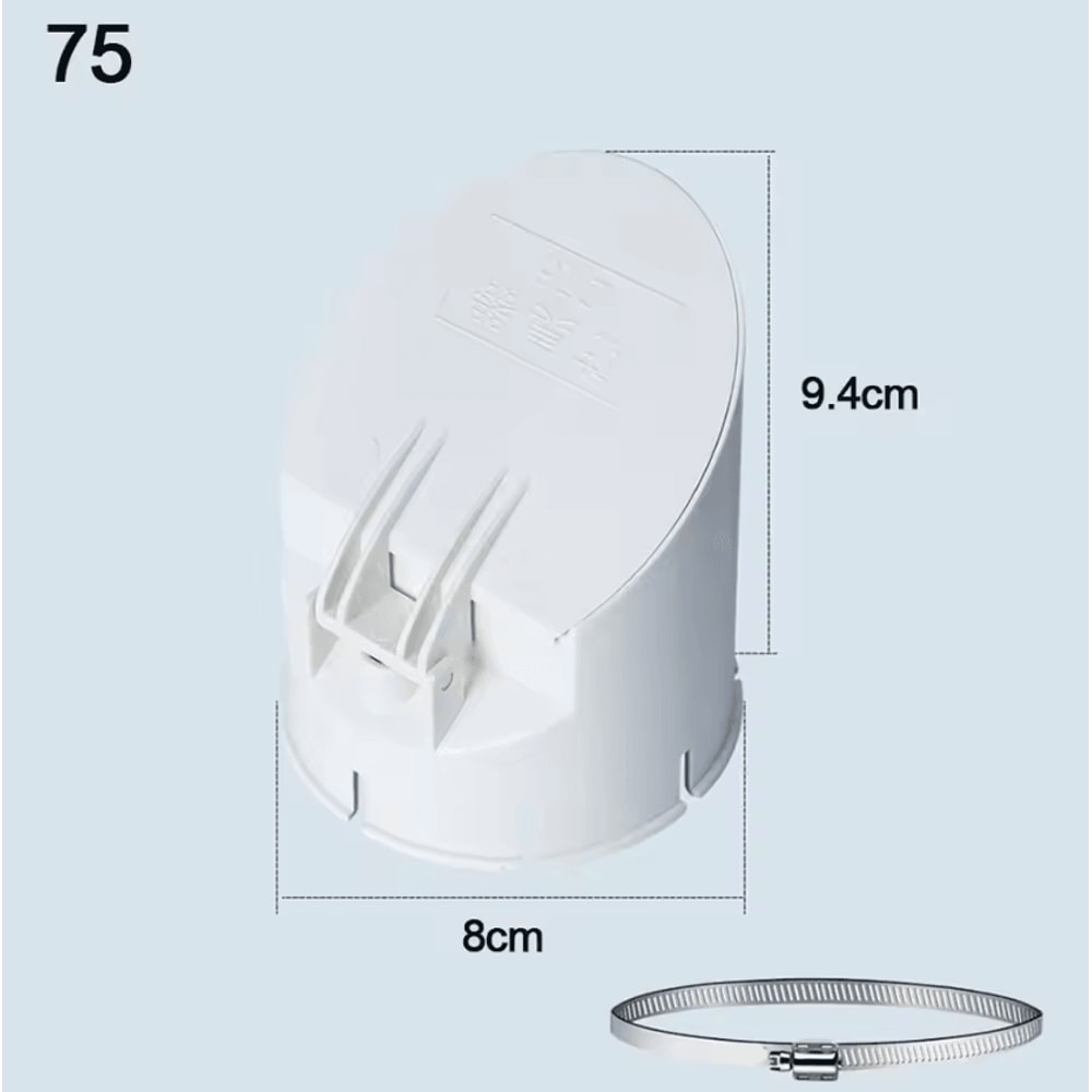 AntiOdor Drain Pipe Cover Cap InsectProof Roof Floor Drain Protector 50160mm 3