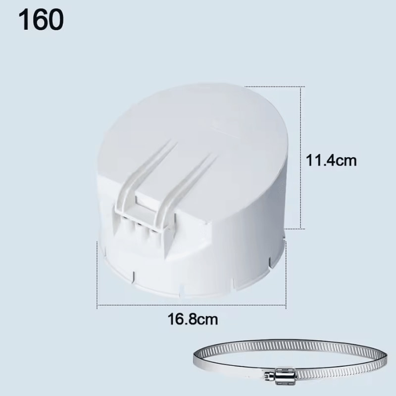 AntiOdor Drain Pipe Cover Cap InsectProof Roof Floor Drain Protector 50160mm 5