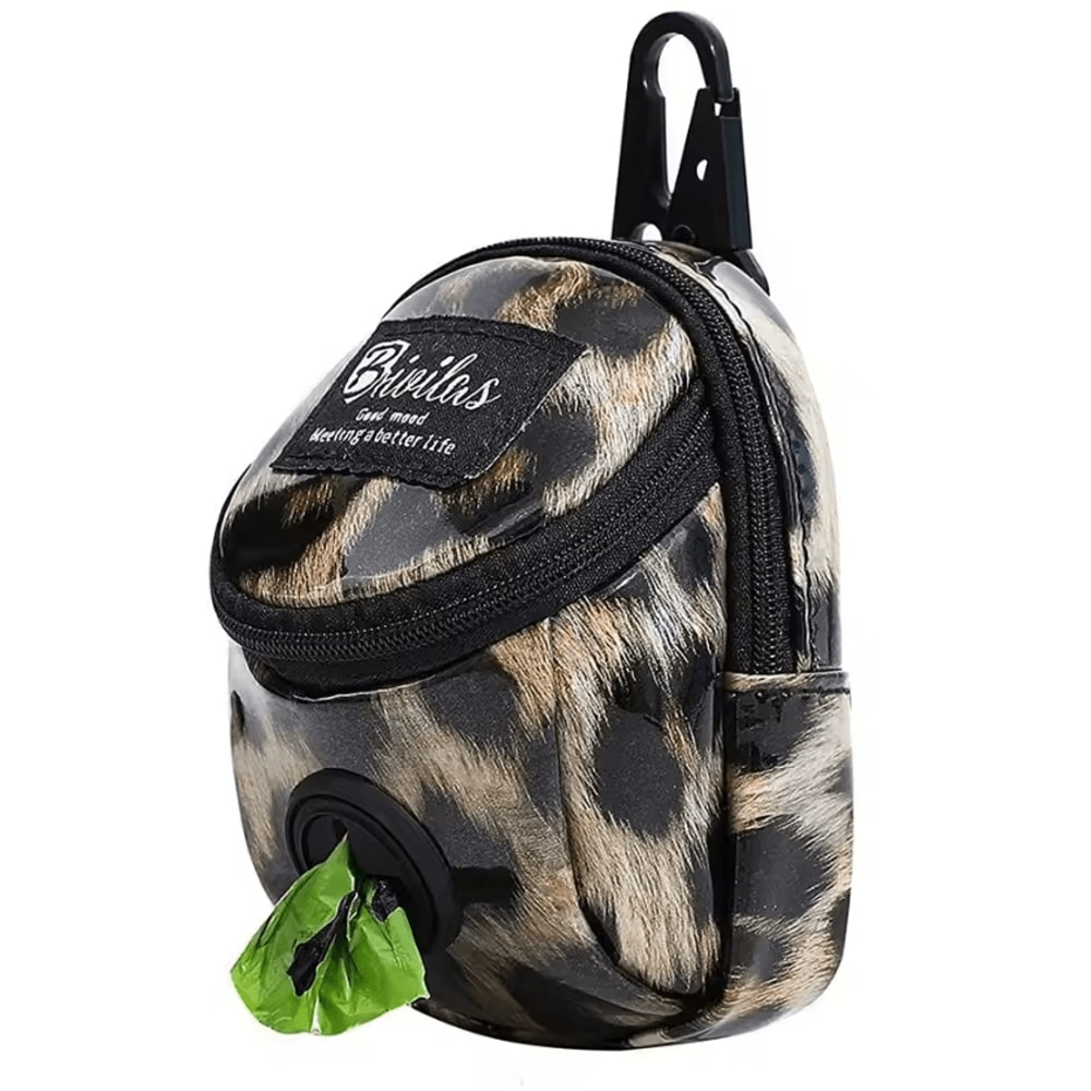 Portable Dog Training Treat Pouch HandsFree Waist Bag With Poop Bag Dispenser 6