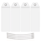 Waterproof Cruise Luggage Tag Holder Zip Seal Label Sleeve With Steel Loop 4