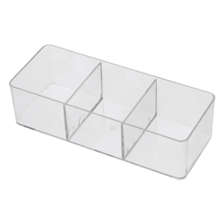 clear acrylic tea bag organizer box – transparent kitchen pantry storage holder (22 8.5 5.5cm)