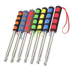 telescopic stainless steel pointer stick for teaching, tours & presentations