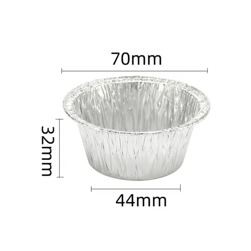 50PCS NonStick Foil Cupcake Liners Disposable Muffin Baking Cups For Easy MessFree Baking 2