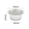 50PCS NonStick Foil Cupcake Liners Disposable Muffin Baking Cups For Easy MessFree Baking 2