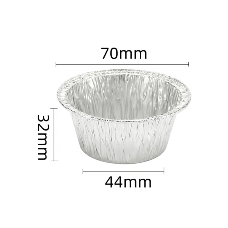50PCS NonStick Foil Cupcake Liners Disposable Muffin Baking Cups For Easy MessFree Baking 2