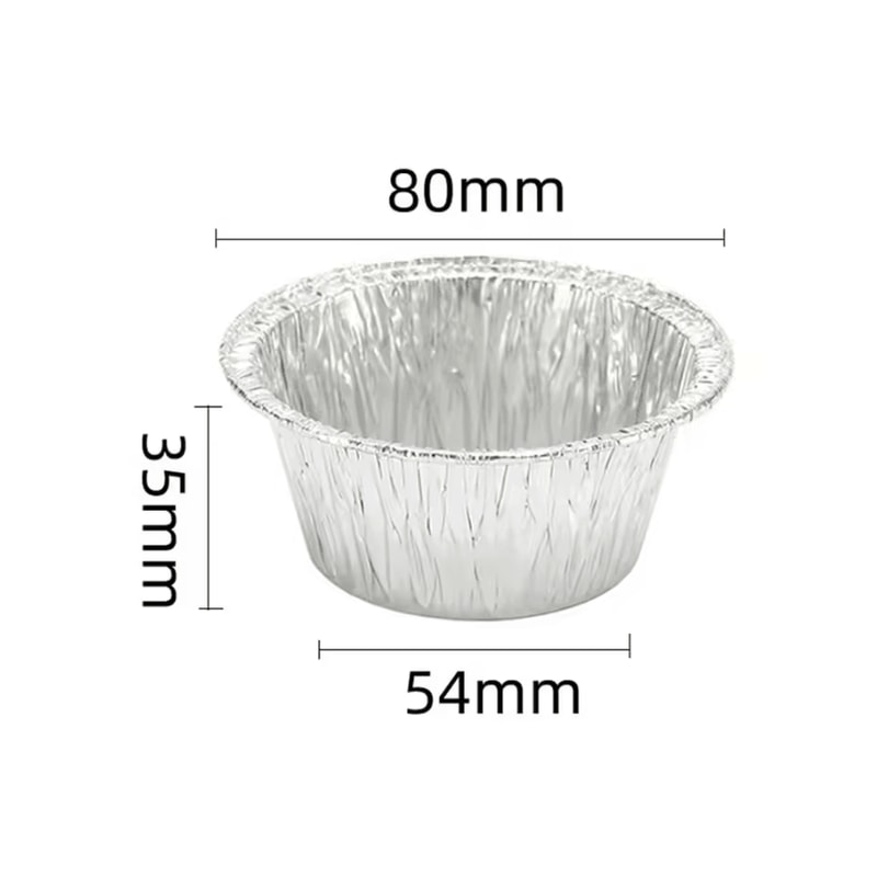 50PCS NonStick Foil Cupcake Liners Disposable Muffin Baking Cups For Easy MessFree Baking 4