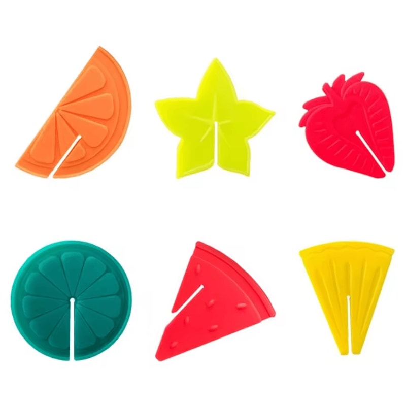 Creative Drink Markers Set Fun Silicone Wine Glass Charms For Parties Cocktails 8