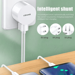mini dual usb wall charger 5v 2.1a – compact fast charging travel adapter