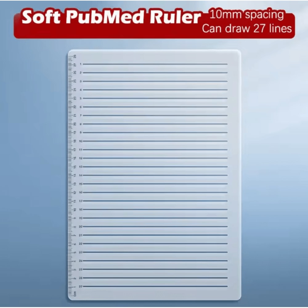 Transparent Calligraphy Stencil Ruler Straight Line Writing Guide For Neat Handwriting 3