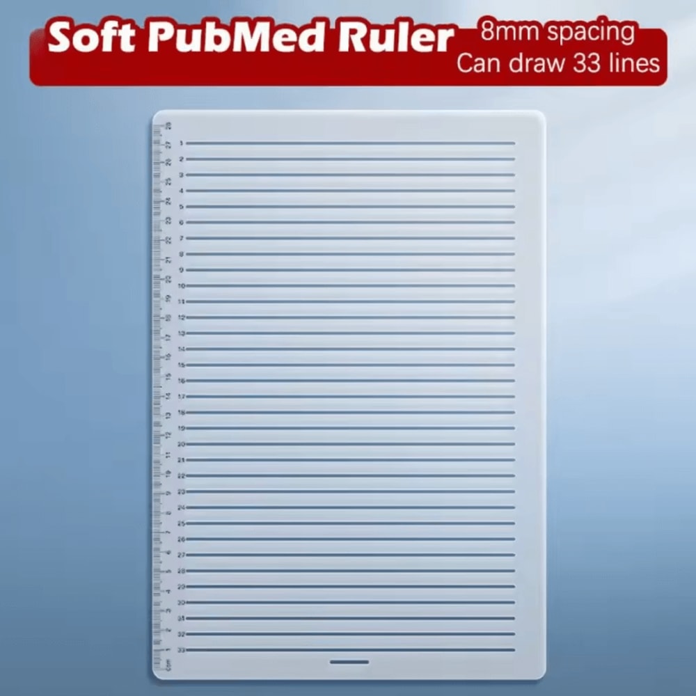 Transparent Calligraphy Stencil Ruler Straight Line Writing Guide For Neat Handwriting 4