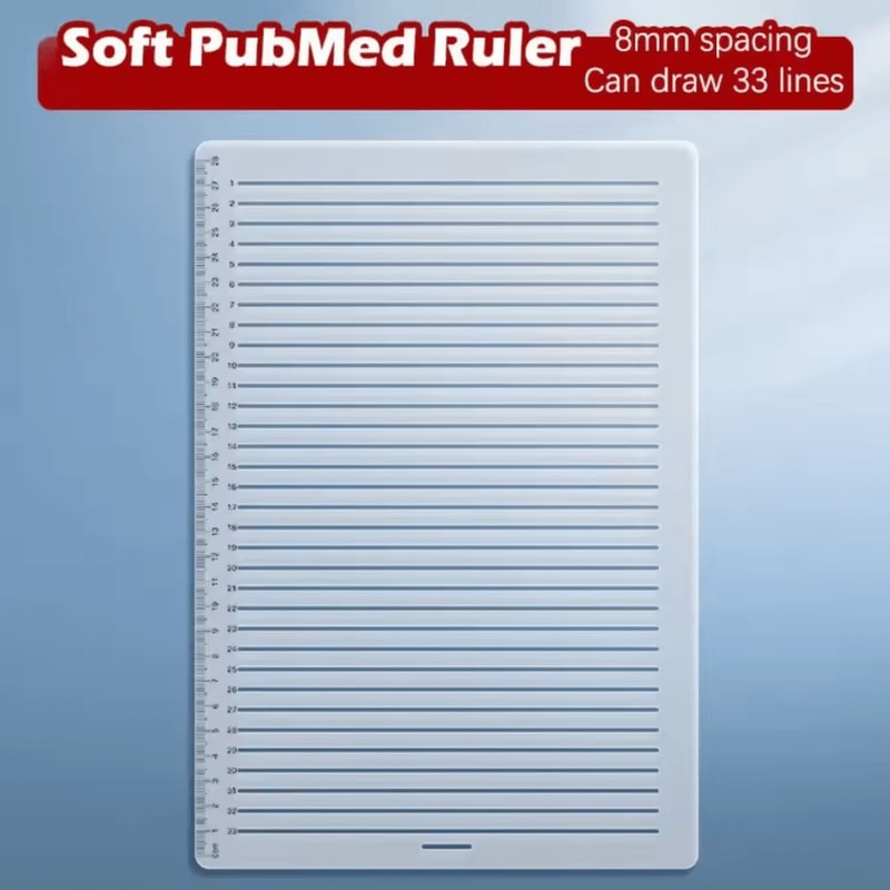 Transparent Calligraphy Stencil Ruler Straight Line Writing Guide For Neat Handwriting 4