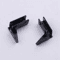 2PCS Zinc Alloy Glass Door Hinges NoDrill Frameless Cabinet Clamp Set 2
