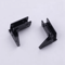 2PCS Zinc Alloy Glass Door Hinges NoDrill Frameless Cabinet Clamp Set 2