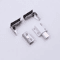 2PCS Zinc Alloy Glass Door Hinges NoDrill Frameless Cabinet Clamp Set 3