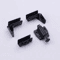 2PCS Zinc Alloy Glass Door Hinges NoDrill Frameless Cabinet Clamp Set 4