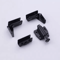 2PCS Zinc Alloy Glass Door Hinges NoDrill Frameless Cabinet Clamp Set 4