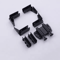 2PCS Zinc Alloy Glass Door Hinges NoDrill Frameless Cabinet Clamp Set 6