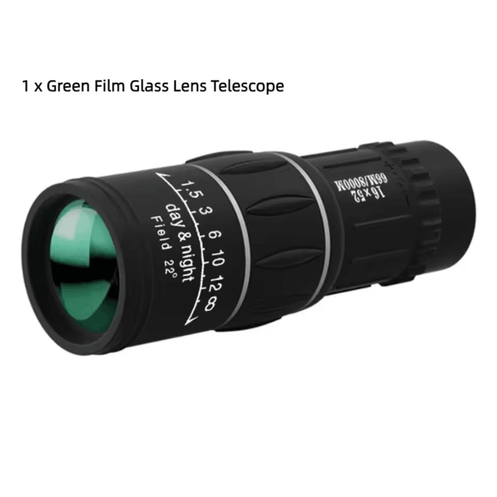16x52 High Power Monocular Telescope Dual Focus HD Zoom LongRange Spyglass 3