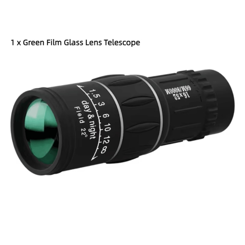 16x52 High Power Monocular Telescope Dual Focus HD Zoom LongRange Spyglass 3