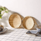 EcoWeave Handmade Bamboo Tray Basket Natural Wicker Bread Serving Basket 1