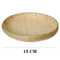 EcoWeave Handmade Bamboo Tray Basket Natural Wicker Bread Serving Basket 2