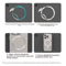 MagSnap Clear MagSafe Card Holder Shockproof Magnetic Wallet With Stand For IPhone 2