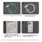 MagSnap Clear MagSafe Card Holder Shockproof Magnetic Wallet With Stand For IPhone 2