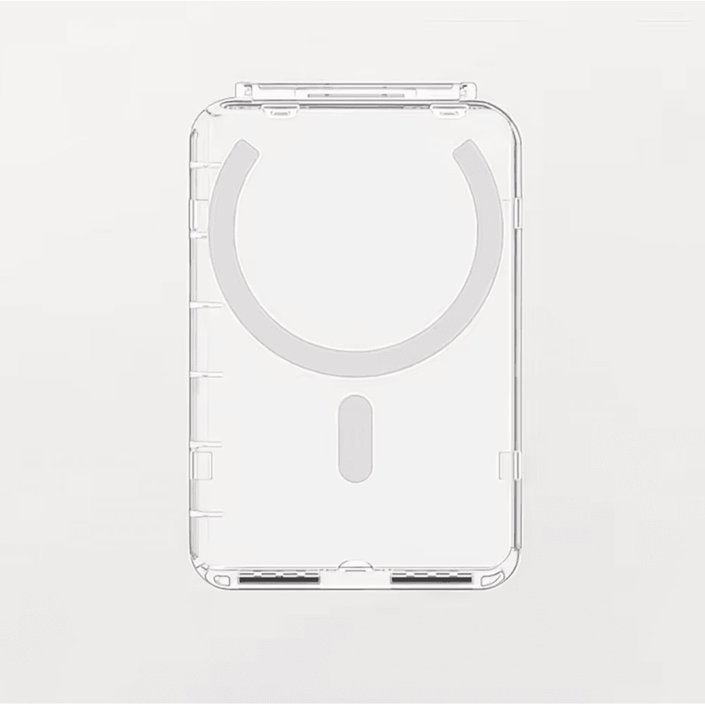 MagSnap Clear MagSafe Card Holder Shockproof Magnetic Wallet With Stand For IPhone 4