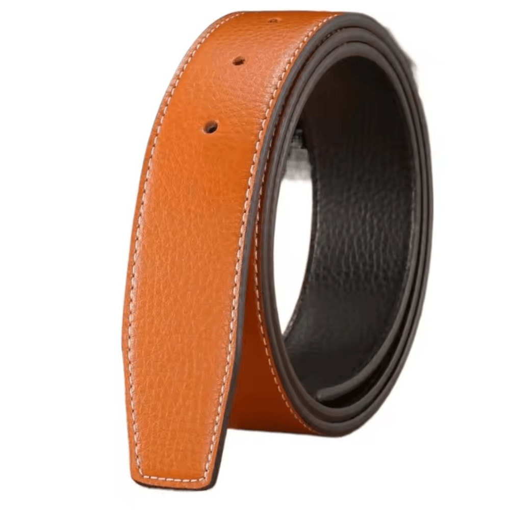 FlexStyle Genuine Leather Belt Strap No Buckle 37cm Replacement Waistband 6