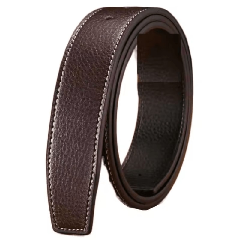 FlexStyle Genuine Leather Belt Strap No Buckle 37cm Replacement Waistband 7