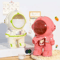 AstroSip Mini Water Dispenser Bottle Cute Astronaut Kids Straw Cup With Press System 0