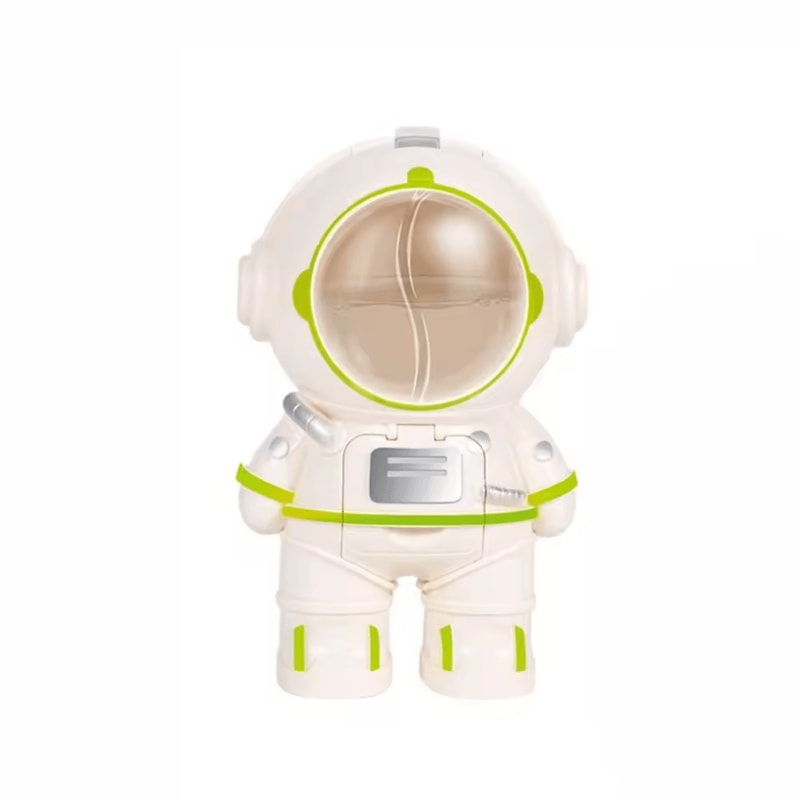 AstroSip Mini Water Dispenser Bottle Cute Astronaut Kids Straw Cup With Press System 3