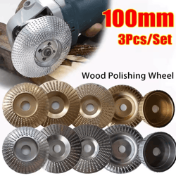 turbocarve wood grinding wheel set – angle grinder disc for carving, shaping & sanding